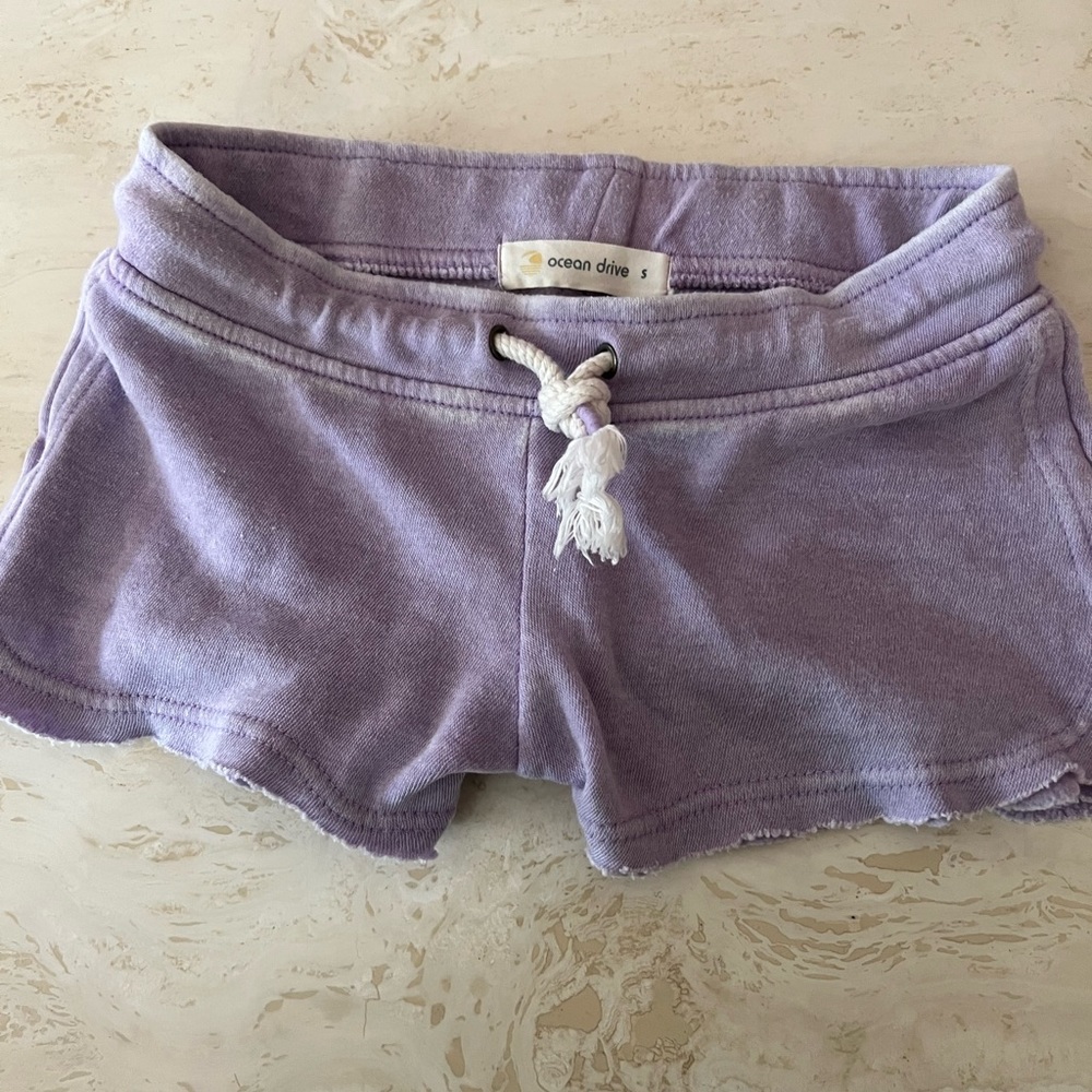 Purple ocean drive shorts